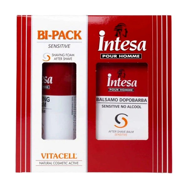 CASETA CADOU SPUMA RAS INTESA SET MEN SENSITIVE AFTER SHAVE 1H