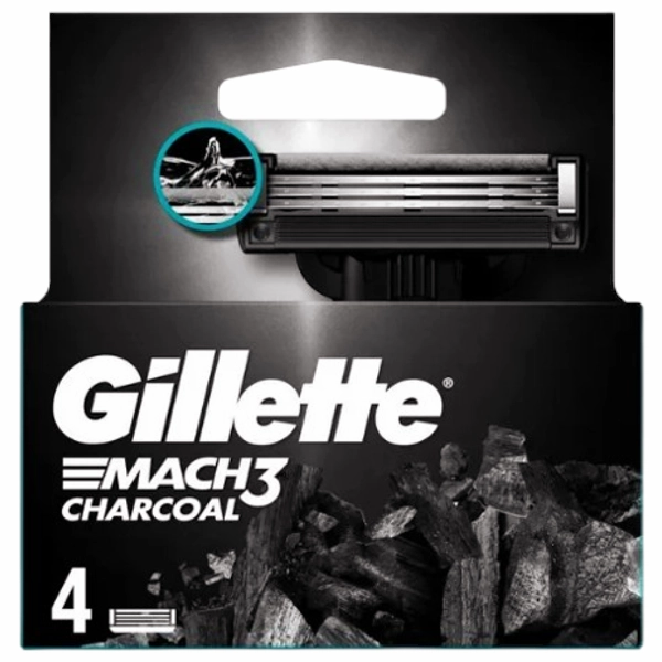 APARAT RAS GILLETTE MACH3 REZERVA CHARCOAL 4BUCSEW