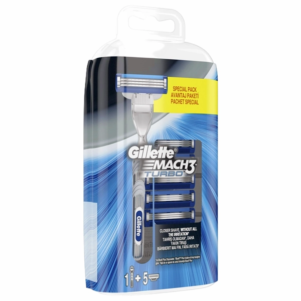 APARAT RAS GILLETTE MACH 3 TURBO 3 LITRIAME4REZERVE 6BUCSET 36BAX