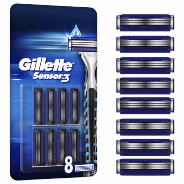 APARAT RAS GILLETTE SENSOR 3 8 REZERVE