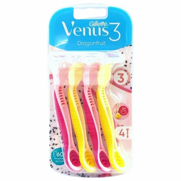 APARAT RAS GILLETTE VENUS DRAGONFRUIT 3 LITRIAME 4BUCS