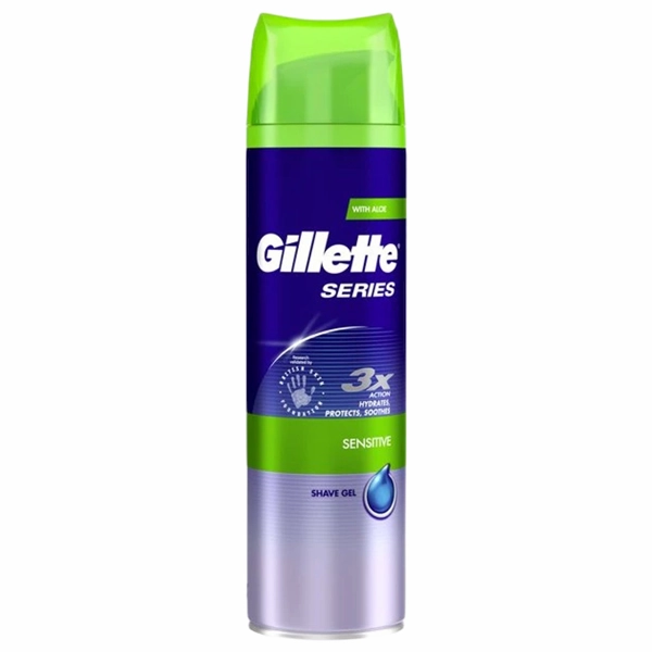 GEL RAS GILLETTE SERIES ALOE SENSITIVE 6SET 200 ML