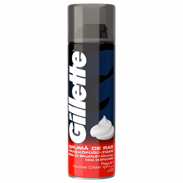 SPUMA RAS GILLETTE PIELE NORMALA 6BAX 200 ML