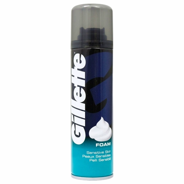 SPUMA RAS GILLETTE PIELE SENSIBILA 6BAX 200 ML