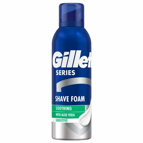 SPUMA RAS GILLETTE SERIES SENSITIVE CU ALOE VERA 200 ML