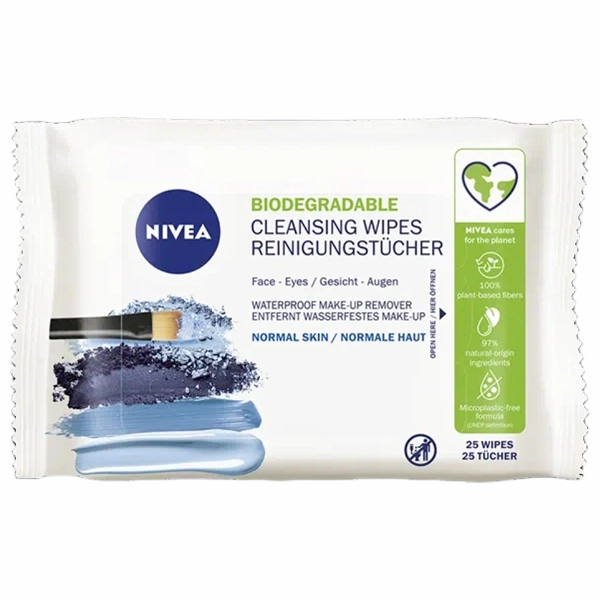 SERVETELE DEMACHIANTE NIVEA MICELAR BIO 25BUC 6BAX