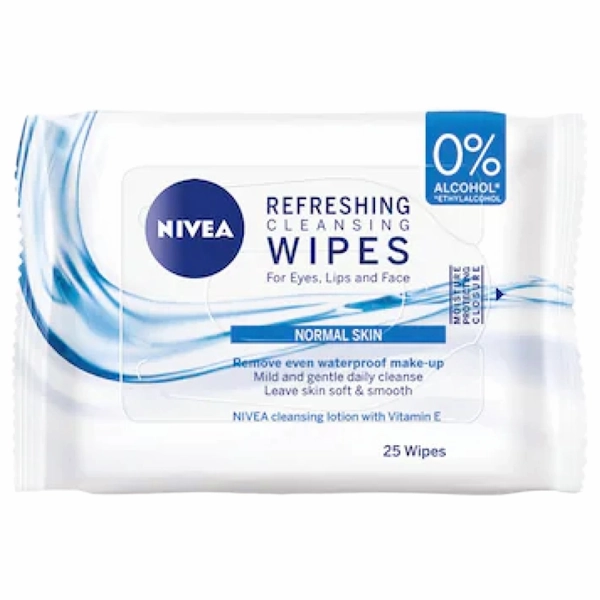 SERVETELE DEMACHIANTE NIVEA NORMAL SKIN 25BUC 6BAX