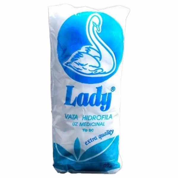 VATA BUMBAC LADY BUMBAC 10 BUC SET 50 GR