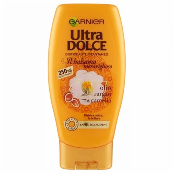BALSAM PAR GARNIER ULTRA DOLCE OLIO D ARGAN E CAMELIA 200 ML