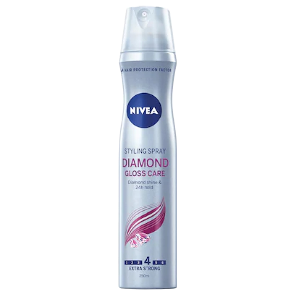 FIXATIV PAR NIVEA DIAMOND GLOSS CARE EXTRA STRONG NR4 12BAX 250 ML