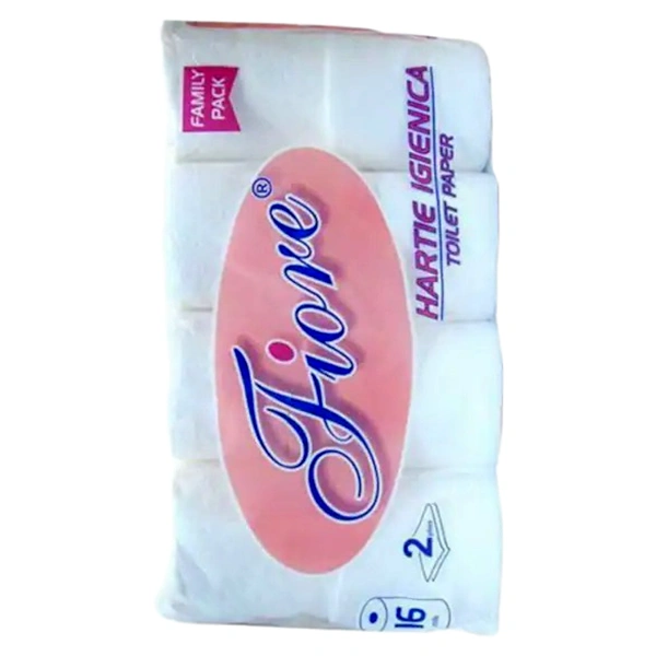 HARTIE IGIENICA FIORE 2 STRATURI 16 ROLE ALB