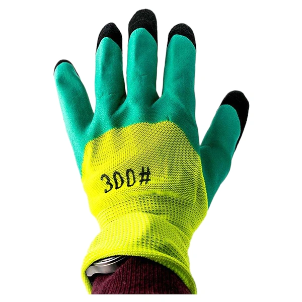 MANUSI PROTECTIE VERZI GROASE CAUCIUCATE 12 BUC SET
