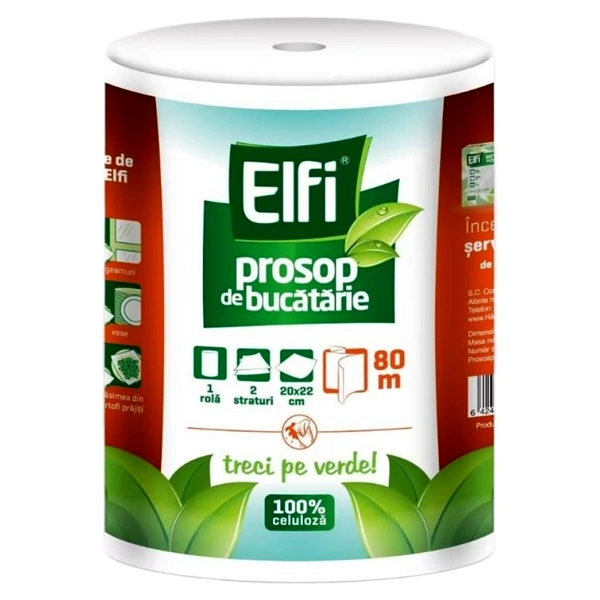 PROSOP BUCATARIE ROLA ELFI 80M 2STR 6BUCBAX