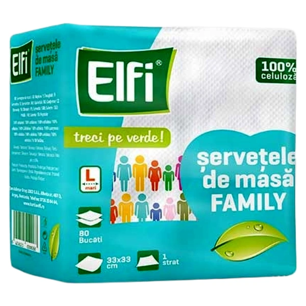 SERVETELE MASA FAMILY ELFI 1STR 80BUC 3333CM 16BAX