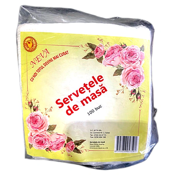 SERVETELE MASA JETTA NEVA 100BUC 40BUC SET