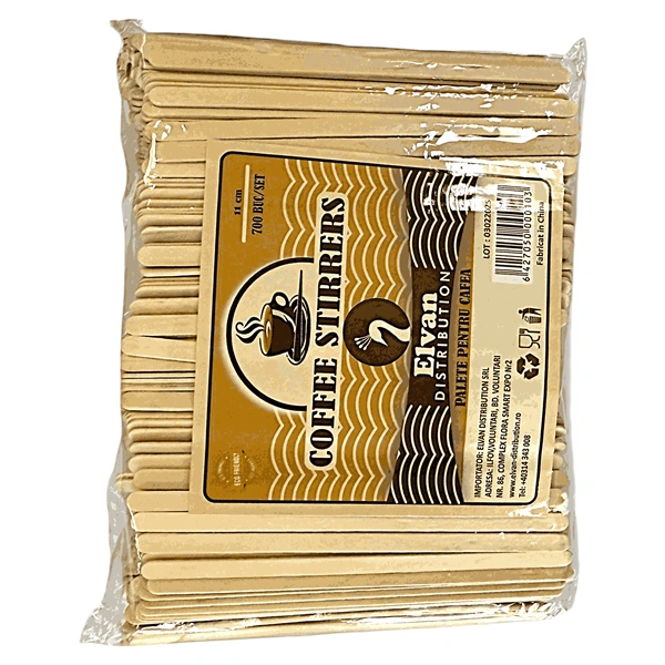 PALETE PENTRU CAFEA BAMBUS 2 ELVAN 700 BUC SET
