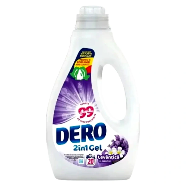 DETERGENT RUFE LICHID 2IN1 LEVANTICA IASOMIE 5 BUC BAX DERO 2 LITRI