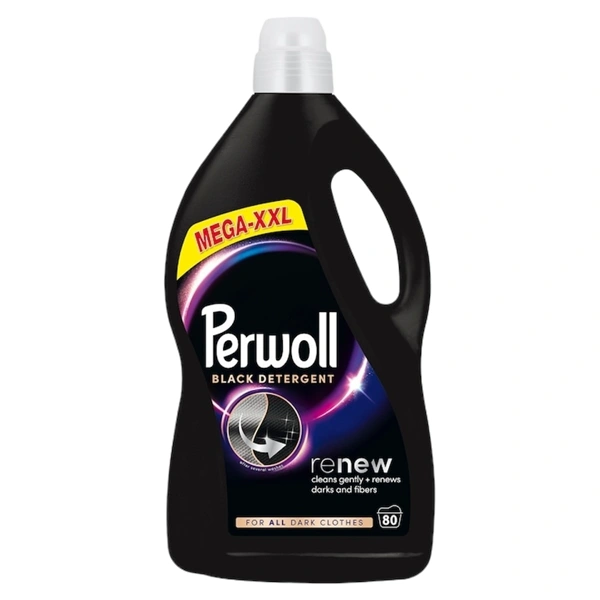 DETERGENT RUFE LICHID BLACK RENEWREPAIR 4 BUC BAX PERWOLL 4 LITRI