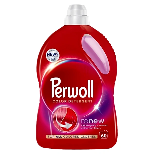 DETERGENT RUFE LICHID COLOR RENEW 6 BUC BAX PERWOLL 3 LITRI