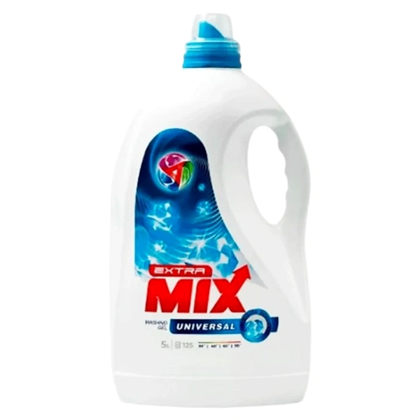 DETERGENT RUFE LICHID GEL UNIVERSAL 4 BUC BAX EXTRA MIX 5 LITRI
