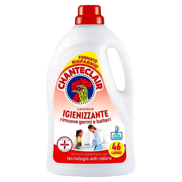 DETERGENT RUFE LICHID LAVATRICE IGIENIZANT 8 BUC BAX CHANTECLAIR 1,26 LITRI