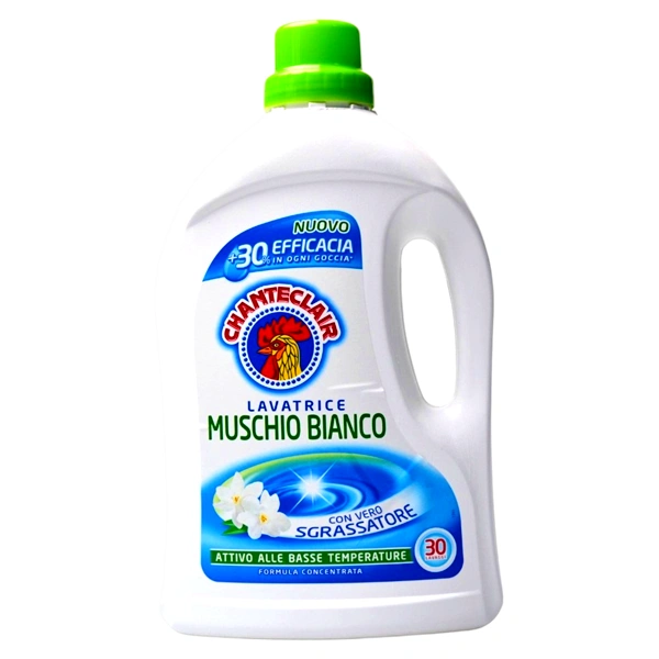 DETERGENT RUFE LICHID MOSC ALB 8 BUC BAX CHANTECLAIR 1,26 LITRI