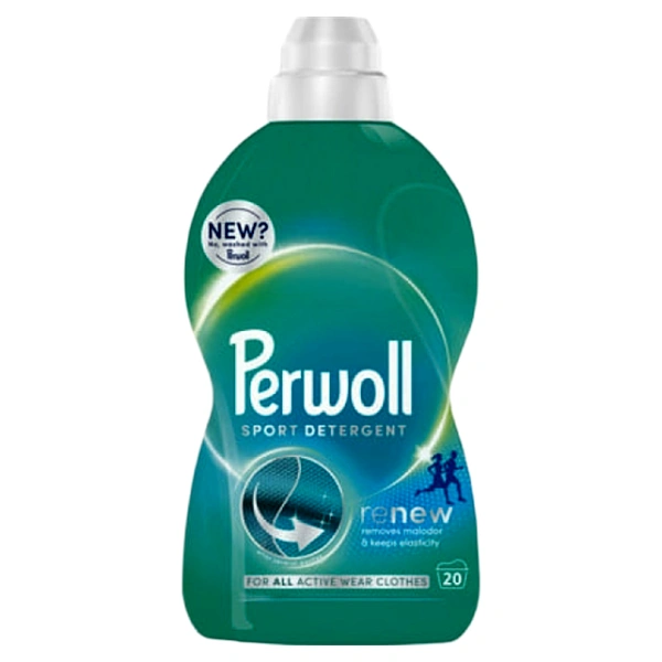 DETERGENT RUFE LICHID RENEW SPORT 8 BUC BAX PERWOLL 1 LITRU