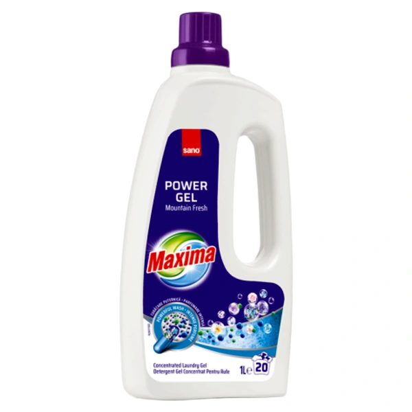 DETERGENT RUFE POWER GEL MOUNTAIN FRESH 12BAX SANO MAXIMA 1 LITRU