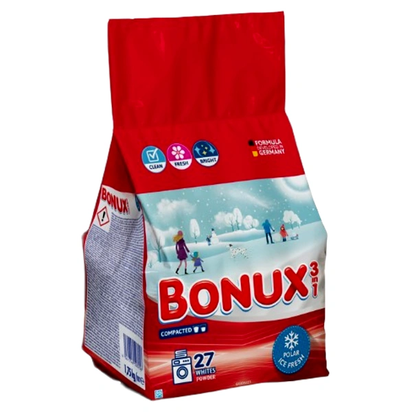 DETERGENT AUTOMAT RUFE POLAR ICE FRESH 1 6BUC BAX BONUX 7,5 KG