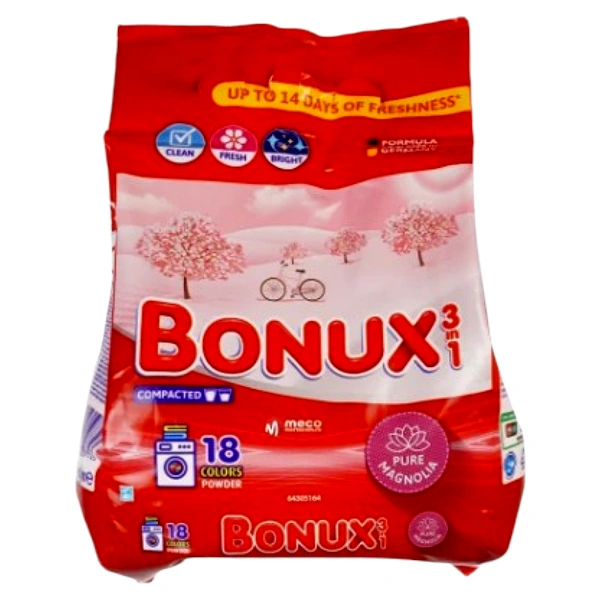 DETERGENT AUTOMAT RUFE PURE MAGNOLIA 1 9BUC BAX BONUX 1,7 KG