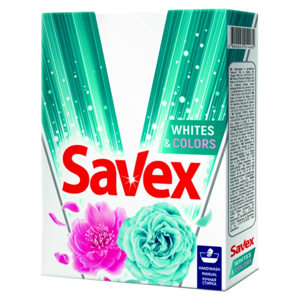 DETERGENT MANUAL WHITESCOLORS 22BAX SAVEX 400 GR