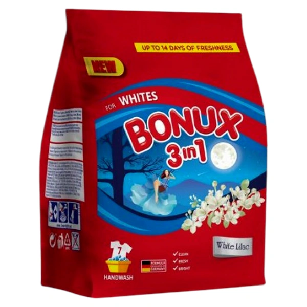 DETERGENT RUFE 3IN1 MANUAL WHITE LILAC 26BUC BAX BONUX 400 GR