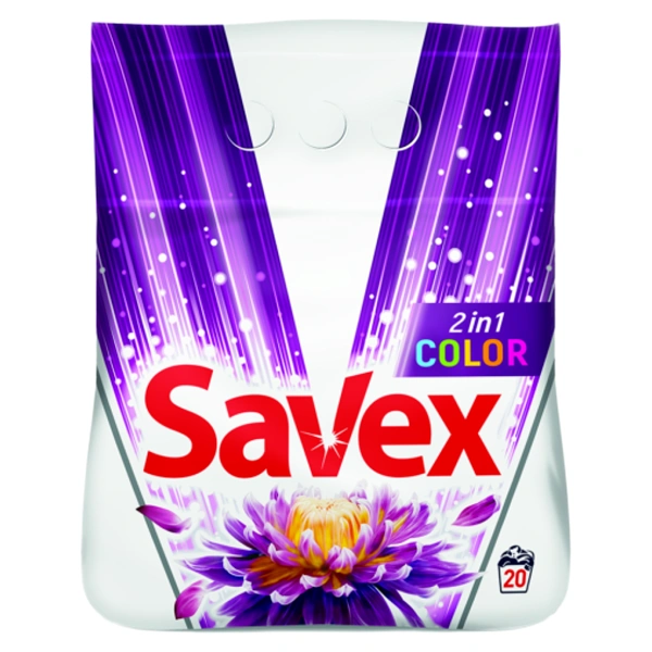 DETERGENT RUFE AUTOMAT 2IN1 COLOR 8BAX SAVEX 2 KG
