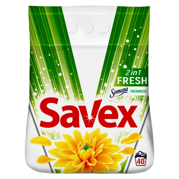 DETERGENT RUFE AUTOMAT 2IN1 FRESH 4BAX SAVEX 4 KG