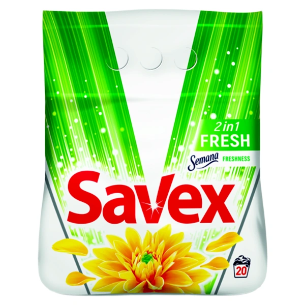 DETERGENT RUFE AUTOMAT 2IN1 FRESH 8BAX SAVEX 2 KG