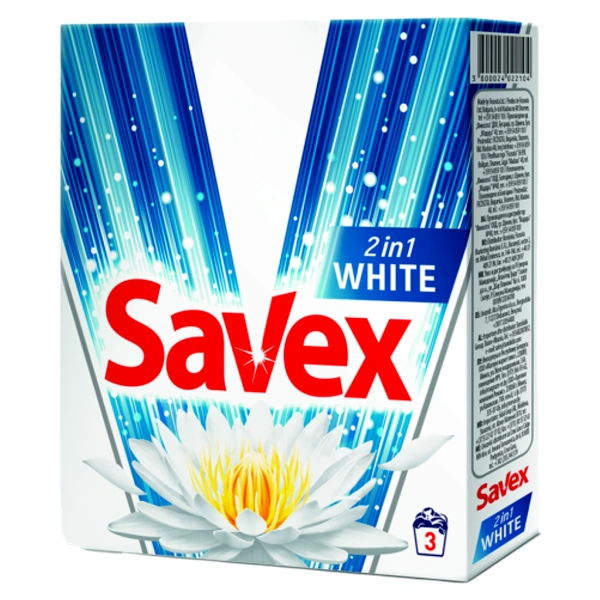 DETERGENT RUFE AUTOMAT 2IN1 WHITE 22BAX SAVEX 300 GR