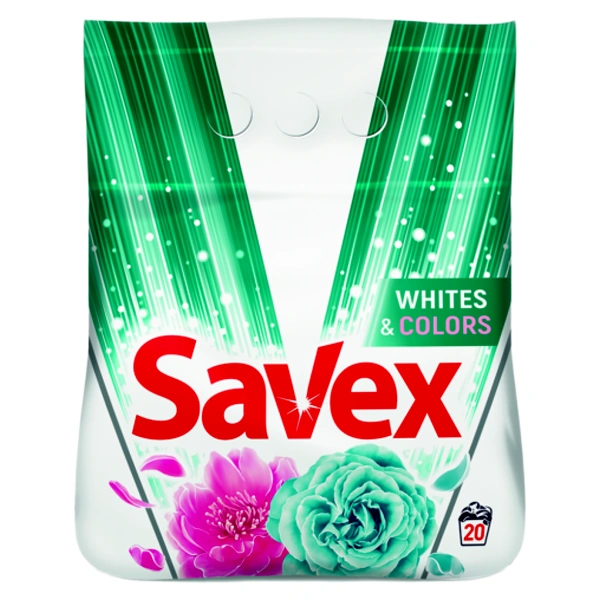 DETERGENT RUFE AUTOMAT WHITESCOLORS 8BAX SAVEX 2 KG
