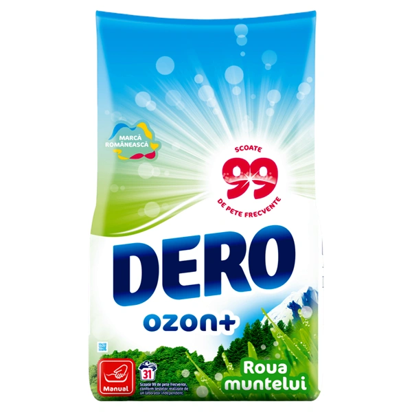DETERGENT RUFE MANUAL OZON ROUA MUNTELUI DERO 1,4 KG