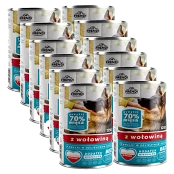 HRANA FRENDI BUCATI IN SOS DELICAT CU CARNE DE VITA 12X1250 GR