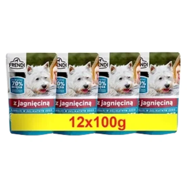 HRANA FRENDI BUCATI INTR UN SOS DELICAT CU CARNE DE MIEL 12X100 GR