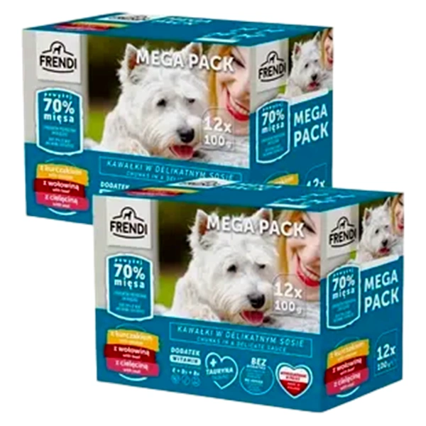 HRANA FRENDI PLICULETE PENTRU CAINI PUI VITA VITEL 24X100 GR