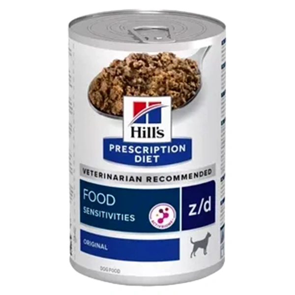 HRANA HILLS PD PRESCRIPTION DIET CANINE Z D FOOD SENSITIVITIES 370 GR CUTIE