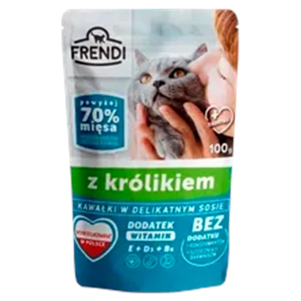 HRANA FRENDI BUCATI IN SOS DELICAT CU IEPURE 6X100 GR