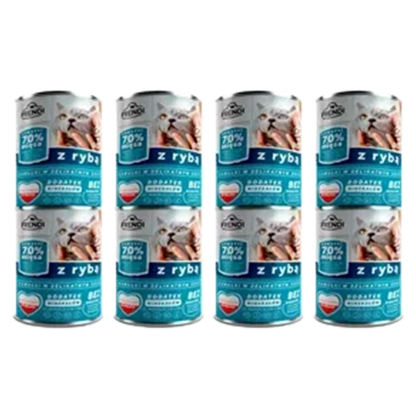 HRANA FRENDI BUCATI IN SOS DELICAT CU PESTE 8X800 GR PENTRU PISICI