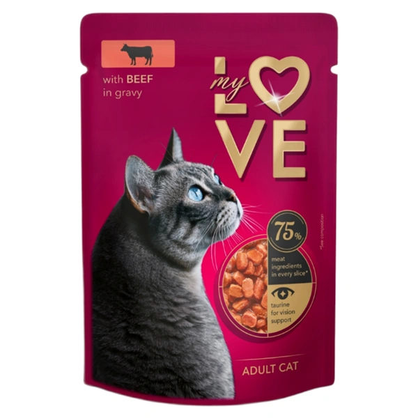 HRANA UMEDA PISICI ADULTE VITA IN SOS PLIC 24 BAX MY LOVE 85 GR