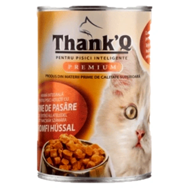 HRANA UMEDA PISICI PASARE CONSERVA THANK Q PREMIUM 400 GR