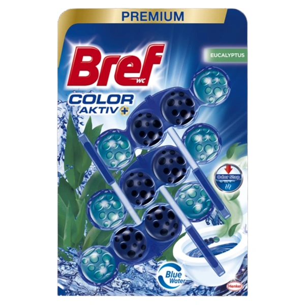 ODORIZANT WC COLOR AKTIV BLUE EUCALYPTUS 9 BUC BAX BREF 350 GR