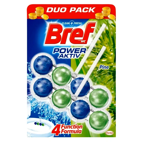 ODORIZANT WC POWER AKTIV PINE 10 BUC BAX BREF 250 GR