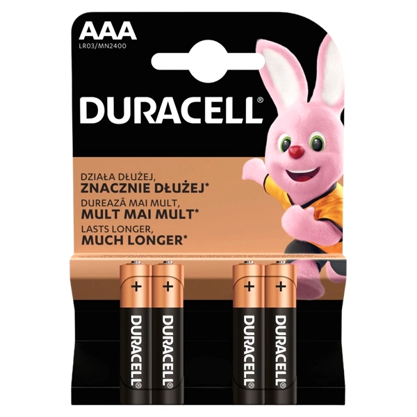 DURACELL BATERII BASIC ALK AAA 4BUCSET 10SETBAX
