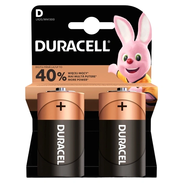 DURACELL BATERII BASIC ALK D 2BUCSET 10SETBAX